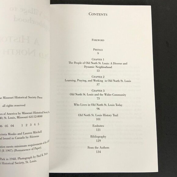 From Village To Neighborhood A History Of Old North St Louis By Rectenwald 2004 - Picture 4 of 9